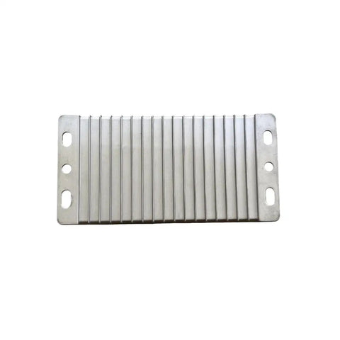 Front view of Replacement Controller For Kirin G4 Electric Scooter Easy Install Spare Part For Kugoo Kirin G4 Motor Black High Compatibility Durable Performance Ready, showcasing metal plate design with mounting holes.
