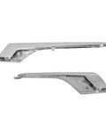 Fresh Premium Chrome Fog Light Trim Moldings For Front Bumper Right Side Plug And Play Tesla Model X 2016 2021 sleek chrome pieces.