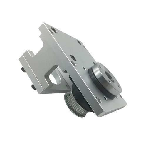 Rotating Platform Cam Indexer for Cutting Tables 360 Degree Electric Rotary Table with NEMA 23 Stepper Motor Compatibility in silver
