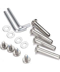 6mm Inline Skate Shaft Hex Socket Screws Replacement Kit With 50mm Axles And Installation Tools Includes 4 Sets And 48x14mm Hex Wrenches