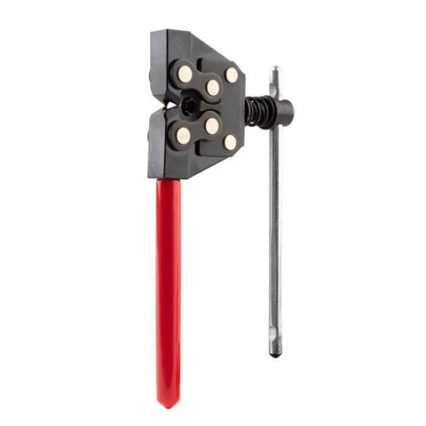 Chain Breaker Tool For 520 Motorcycle Chains, Compact Trail Ready Gear Built To Last, shown with red handle