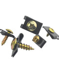 Road Ready 170 Piece U Clip And Screw Kit Black Zinc Plated Pan Head Screws, U clips and screws for auto interior trim repair.