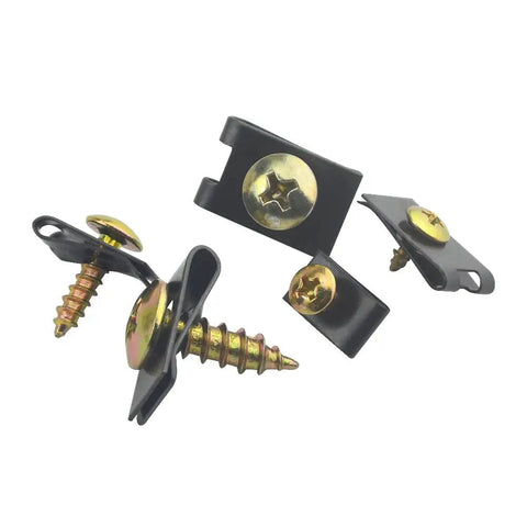 Road Ready 170 Piece U Clip And Screw Kit Black Zinc Plated Pan Head Screws, U clips and screws for auto interior trim repair.