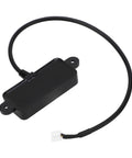 Waterproof IP67 PWM Output Distance Sensor Housing 9.0x6.0x2.0, black ABS casing, with attached cable, for automation systems.