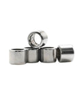 Premium Drawn Cup Needle Roller Bearing 8X12X10 MM Pre Lubricated, showing steel cage design for hydraulic use.