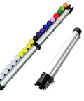 Adjustable Telescopic Aluminum Golf Ball Picker Upper Tube For 20 Balls 2 Section Scalable Retriever Shagger Grabber