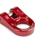 Red Aluminum Winch Shackle For Recovery Gear, Single-Pin Design, 12,000 Lb Working Load Limit At 0-5 Degrees, Powder Coated