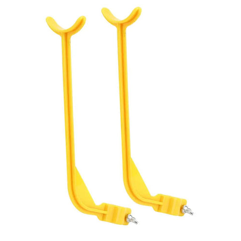 Two Pack Golf Swing Trainer And Alignment Aid For Wrist Control And Posture Correction, Easy Install Swing Corrector Tool, Yellow