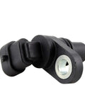 Hall Effect Speed Sensor Fits Polaris RZR 800 And 900 Models From 2008 To 2025 Plus General 1000 Series angled view showing sealed steel housing.