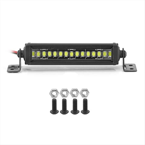 Led RC Light Strips Kit For One Tenth Scale RC Cars roof light bar and screws, suitable for Wrangler D90 TRX4 SCX10 SCX24