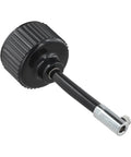 Aluminum Alloy Astronomical Telescope Trimmer Lever Rod For Equator Fine Tuning With Anti Slip Hand Wheel close-up view