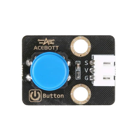 Six Pack Button Modules For Arduino And ESP32 With Tactile Switches And Easy Plug And Play Design For Quick Prototyping In Robotics And Electronics Projects At Home Or Lab, blue tactile button module