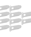62mm Tongue Shape Steel Air Compressor Valve Plate Replacement Kit 10 Pcs For Medium Sized Cylinders Built Tough