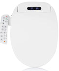 Smart Heated Bidet Toilet Seat Round With Vortex Wash Front And Rear Cleansing 3 Water Temps And 3 Water Pressures top view