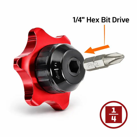 Quarter Inch Drive Finger Ratchet Dual Sided For Quarter Inch Sockets And Hex Bits With 36 Tooth Reversible Mechanism Close-up