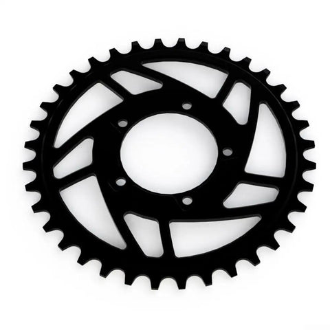 Mid Drive 36T Chainring Offset Correction For Ebike Conversion Kit Aluminum 6061T6 Round Mount Ring Black Upgrade Your Ride With A Tight Smooth Fit And Cleaner Pedal Response