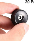 Hand holding Sturdy Rubber Feet Bumpers With Metal Washer For Furniture Legs Anti Scratch Floor Protectors Black 20 Pieces