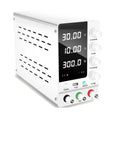 Adjustable DC Lab Power Supply 32V 6A and 30V 10A Regulated Switching Supply with LED display and control knobs