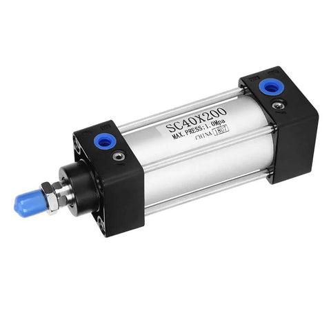 SC40 Aluminum Alloy Double Acting Pneumatic Cylinder 200mm Stroke Rugged Workhorse Air Actuator For Industrial Automation