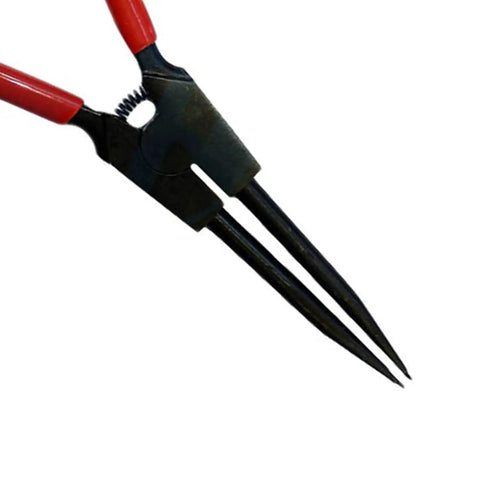 Heavy Duty Snap Ring Pliers 7 Inch Extra Long Reach With Internal Straight Jaw for Retaining Clip and Circlip Removal