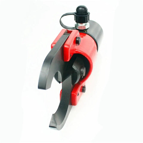 Close-up of 12T Hydraulic Cable Cutter Beefy Split Tool For Copper Wires And Bolts Cuts Up To 50Mm Wire And 38Mm Telephone Cable No Pump Required
