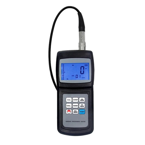 Portable Surface Roughness Meter For Metal Parts Pro Grade Roughness Tester From 0.005 To 16.00 Micrometers On The Go Finish Quality Control Tool For Precision Measurements In Any Workshop handheld unit with probe and display