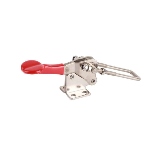 Heavy Duty Quick Release Toggle Clamp with Stainless Steel Build Adjustable Push Pull Latch 992 Pound Clamping Force