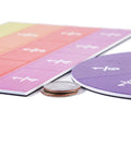 Magnetic Fraction Tiles And Circles Set For Math Class And Home A Must Have 156 Piece Color Coded Fraction Set close-up with coins