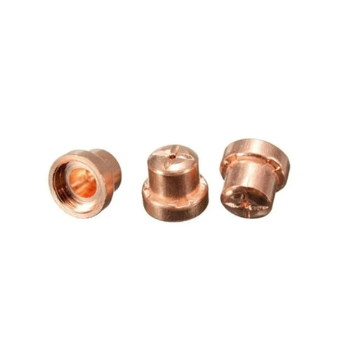 Solid Pack Of 50 Pieces Plasma Cutter Consumable Electrodes Tips And Nozzles Fits Cut40 Cut50 Lgk40 copper tips for heavy duty cutting
