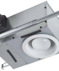 Recessed Light Ventilation Fan With Adjustable Mounting Brackets, 50 Or 80 CFM, Ultra Quiet 0.3 To 2 Sones, white finish