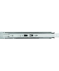 Pro Grade 22 In Side Mount Full Extension Drawer Slide Pair Smooth Gliding Steel Cabinet Hardware detailed view of rails
