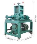Badass Heavy Duty Electric Tube Pipe Bender Precision Roller Press for Round And Square Tubing with smooth high torque motor.