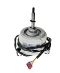 Heavy Duty Air Conditioning Fan Motor ZKFN 125 8 3 for Home Appliance and Industrial Machinery with wires and shaft visible.