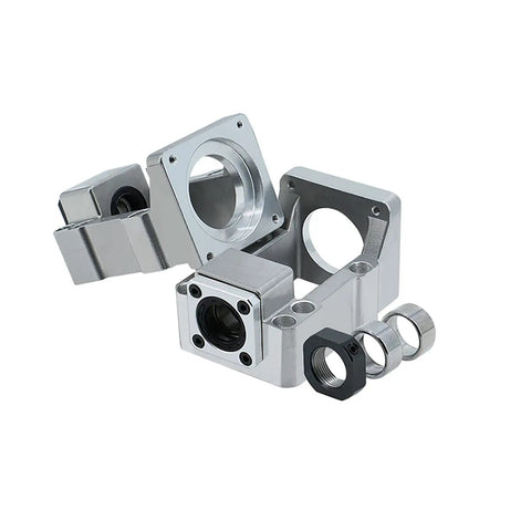 Motor Mounting Bracket And BK15 Bearing End Support Block For Nema 24 Servo Motor And 20mm Ball Screw CNC Kit Parts