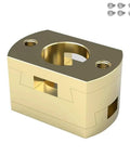 Upgrade Your 3D Printer Setup With Premium T8 Z Axis Lead Screw Parts Featuring Durable Brass Oldham Coupling And Flexible Hot Bed Fitment Perfect For Ender 3 Models With 18mm Thread Hole Grey Finish That Works Like A Charm. Brass Oldham coupling with 18mm thread hole for Ender 3 Z-axis lead screw