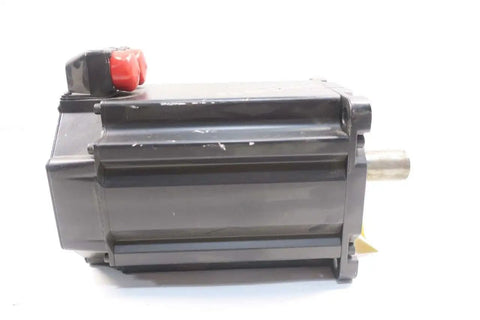 MPL B540K MK22AA Kinetix Servo Motor 460V 5.4KW 19.4Nm 3 Phase 28mm Shaft Built For Action Industrial Grade Motion Control With Beefy Torque, Precision, And Smooth Operation., black servo motor with 28mm shaft and red connector