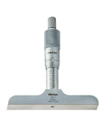 Vernier Depth Gauge Micrometer Style Pro Grade 0 To 1 Inch Range With 0.001 Inch Graduation for Precision Measurements, Satin Chrome Base