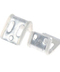 Heavy Duty Five Hole Sofa Spring Clips To Rescue Saggy Seats Straight Up Carbon Steel furniture fasteners close-up view.