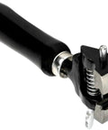 Ultra Handy Adjustable Jeweler's Hand Vise With Handle Tool 7 Inch Ring Cutter With Grooved Jaws For Holding Rings Wires And Rods Pro Grade Precision Jewelry Repair And Crafting Tool, black handle