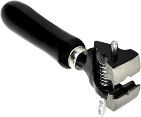 Ultra Handy Adjustable Jeweler's Hand Vise With Handle Tool 7 Inch Ring Cutter With Grooved Jaws For Holding Rings Wires And Rods Pro Grade Precision Jewelry Repair And Crafting Tool, black handle
