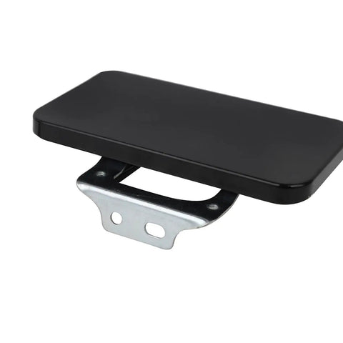 Side view of black 48V To 72V Digital Speedometer Display Panel for electric scooters, with silver mounting bracket, easy to install.