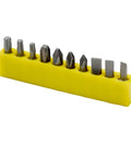 Get This Cool 10 Piece Screwdriver Bit Set With Hex Shank For All Your Power Tool Needs Plus Nut Drivers For Philips Slotted Torx And Square Bits metal