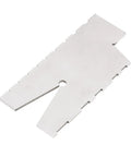 29 Degree Acme Thread Gauge Pro Grade Stainless Steel For Machinists, precision tool with V-slot for angle and width checking.
