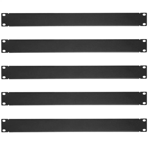 Heavy Duty 1U Blank Panels Metal Rack Mount Fillers For 19 Inch Server Cabinets 5 pack cold rolled steel panels for dust protection