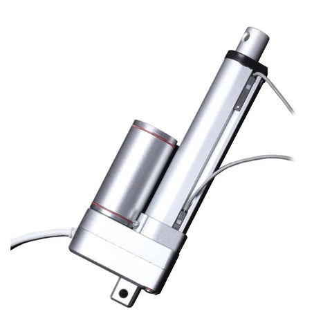 Electric Linear Actuator With Magnetic Switch, Adjustable Stroke, 12V 800N heavy-duty mini push pull motor, aluminum housing, side view