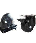 Built Tough Heavy Duty Nylon Caster Wheels Set Of Four Rock Solid Silent Roll Swivel Casters With Smooth Glide Plate Mount for industrial workflows.