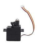 Premium Five Wire RC Servo For One Eight Scale Remote Control Models with a black casing and multi-colored wires.