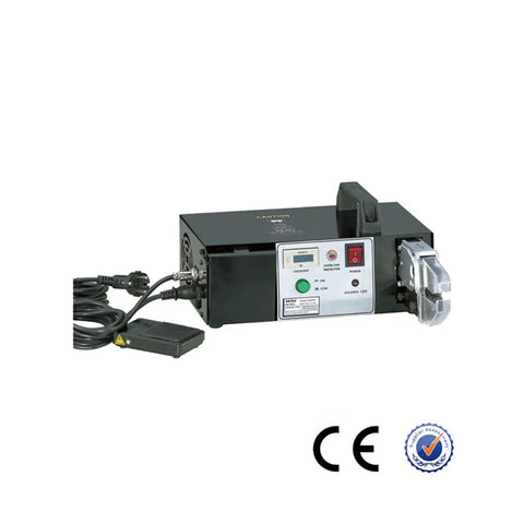 Top Rated Electric Terminal Crimping Machine Plug Cold Crimper Pliers Semi Automatic Harness Tool For 0.25 To 10mm2 with foot pedal.