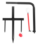 Golf Swing Trainer Height Adjustable For All Levels, Stable On Grass Or Carpet, Indoor Outdoor Practice Aid disassembled view