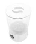 Slick Cordless Mini Washing Machine A Perfect Campus Essential For Dorm Life And Travel Compact Abs Plastic Rechargeable Clothes Washer with clear lid.